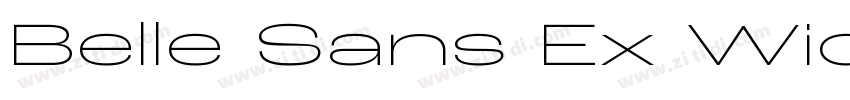 Belle Sans Ex Wide M字体转换